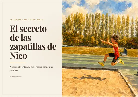 Portada de El secreto de las zapatillas de Nico